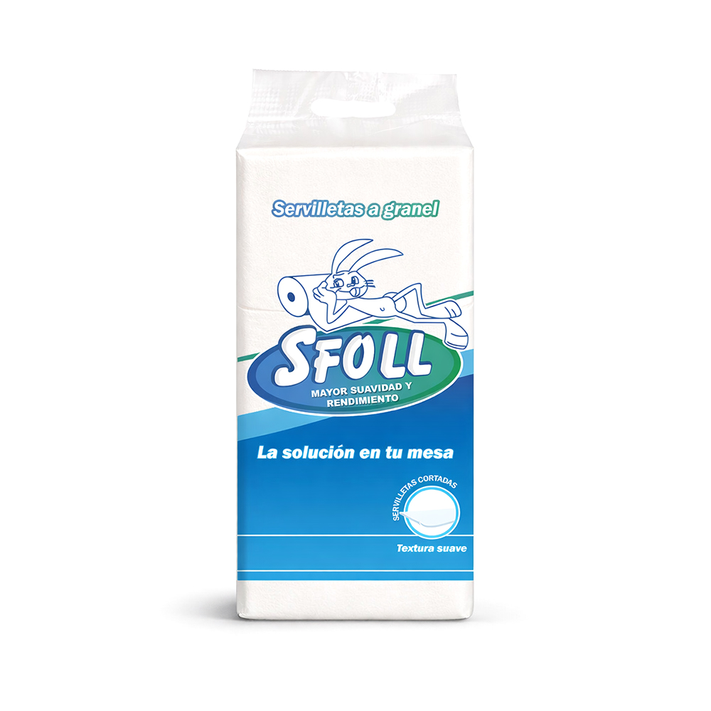 SERVILLETAS CORTADAS A GRANEL MARCA SFOLL